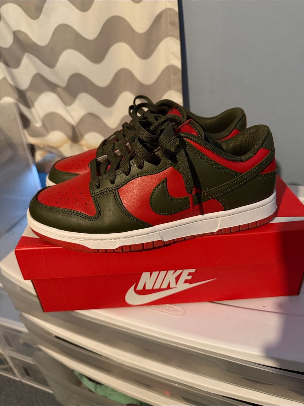 Nike Dunk Low “Mystic Red/Cargo Khaki